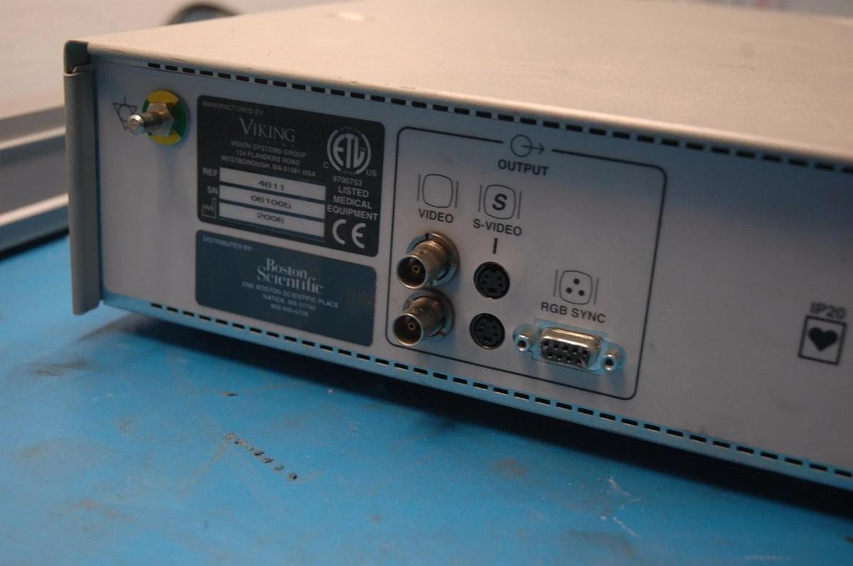 Used Boston Scientific SpyGlass Spy Glass power supply manual cables RGB BNC S-video