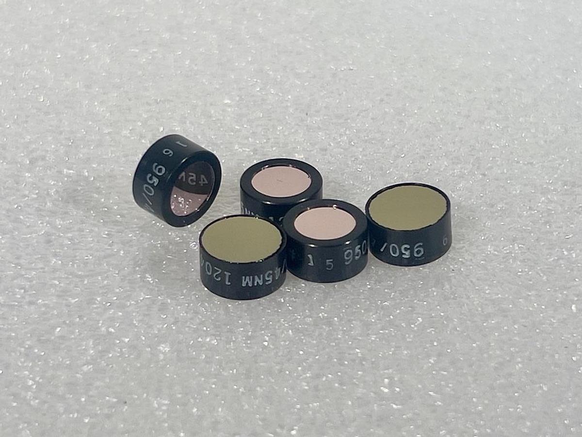 Used 5PCS Barr 30-13470-01 12.5mm Diameter IR Bandpass Filter 950nm CWL 45nm BW