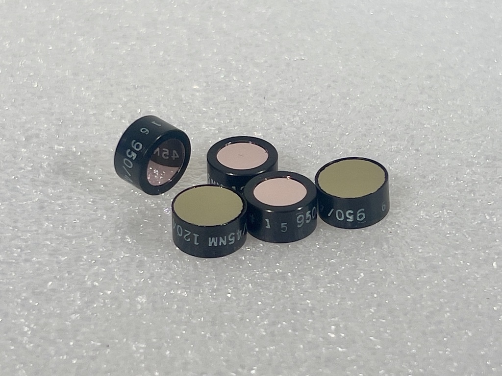 Used 5PCS Barr 30-13470-01 12.5mm Diameter IR Bandpass Filter 950nm CWL 45nm BW