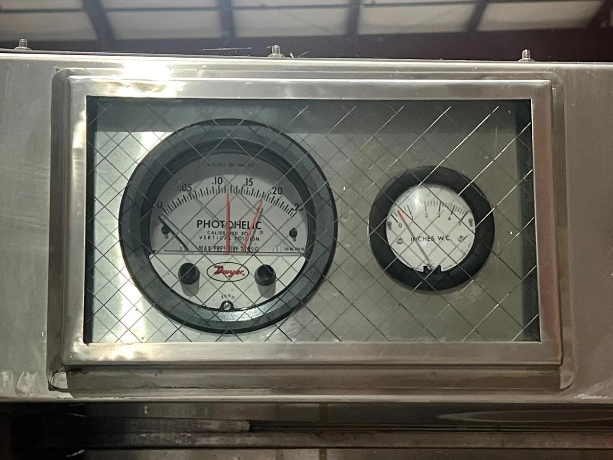 Used Solvent Fume Hood Delta Sonics Blackstone Ultrasonics Console Cleaning Tank Sink