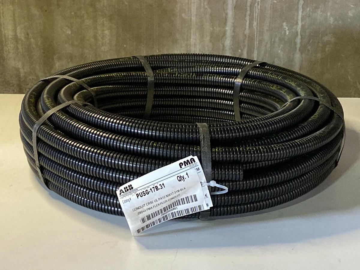 ABB PUSG-17B.31 Black Plastic Flexible Conduit 100 Feet - 7TAA292490R0006