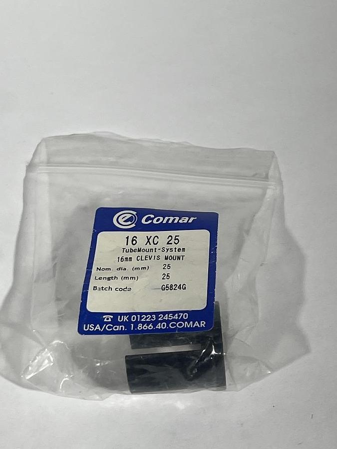 Used Comar 16 XC 25 16mm Clevis Mount for 25mm Length 25mm OD Tube Holders / Prisms