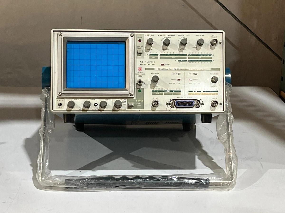 Used Kikusui COS5030A-PG 35M Hz Dual-Channel Programmable Oscilloscope Needs CU01-COS
