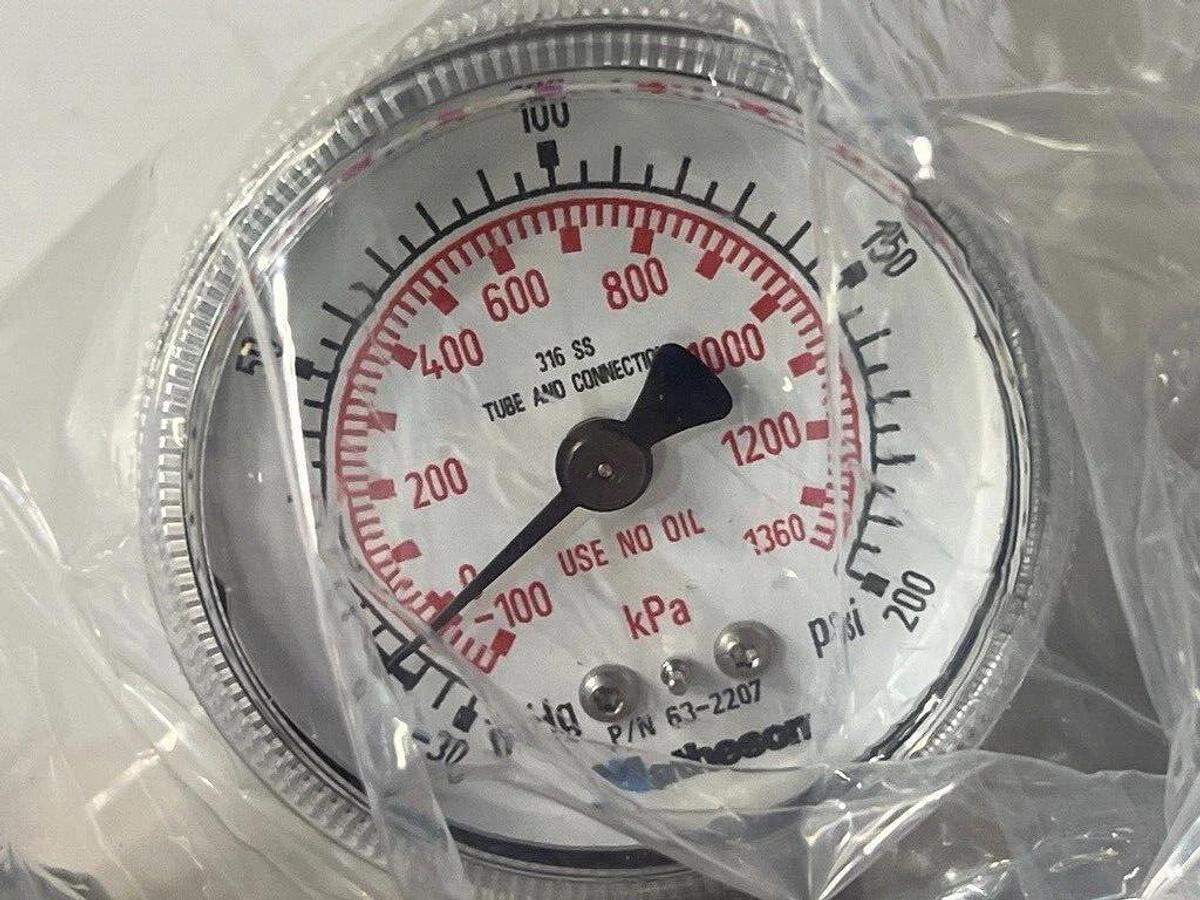 Used Matheson 3510A Series SEQ3510A540 Oxygen Single-Stage High-Purity Regulator New