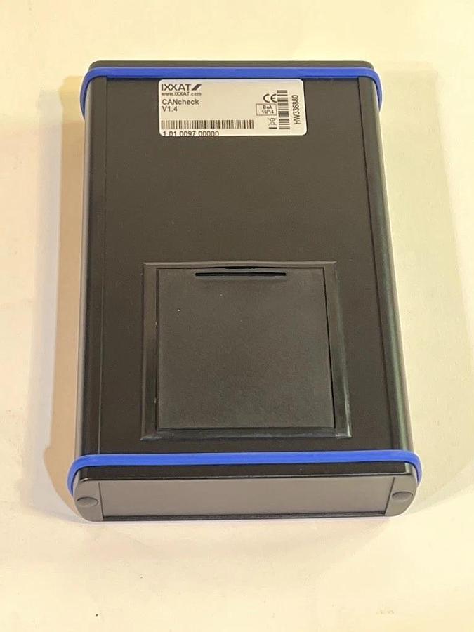 HMS Networks IXXAT CANcheck V1.4 P/N 1.01.0097.00000 w/ Manual, Cables, & Case