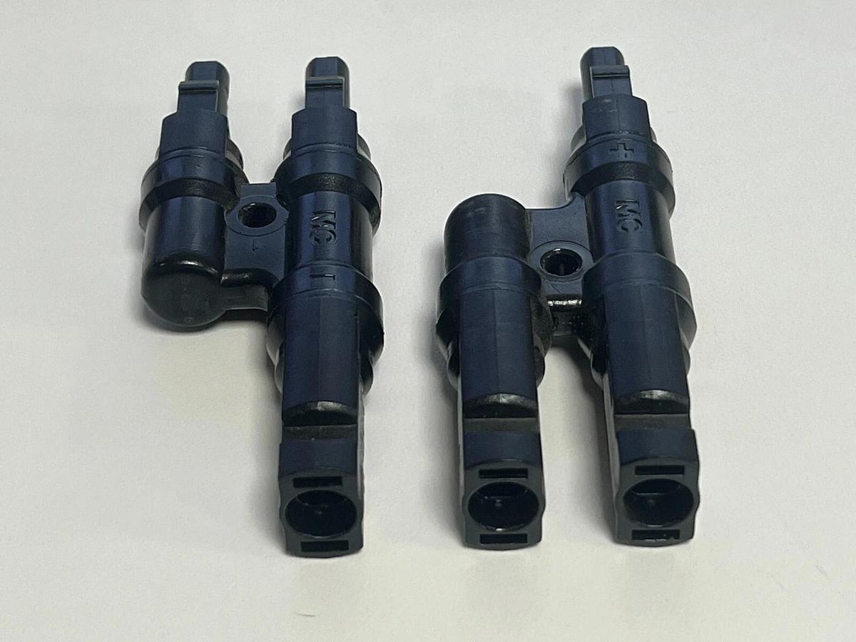 LOT OF Photovoltaic H4C Y Combiner Connectors: 8 Female, 7 Male & 4 Fuse Holders