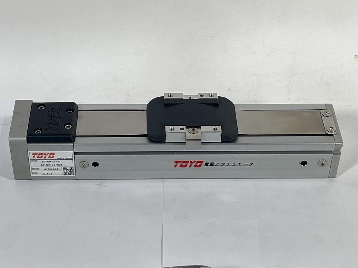 Used Toyo ECH5M-L5-100-BC-42M-C4-H233 Cleanroom Actuator w/o Motor