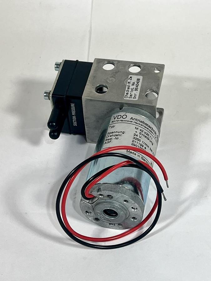 24V VDO Type M42x20/1 Brushed DC motor pressure or Vacuum pump Best NR 211199 ASF 29015001 ES7006