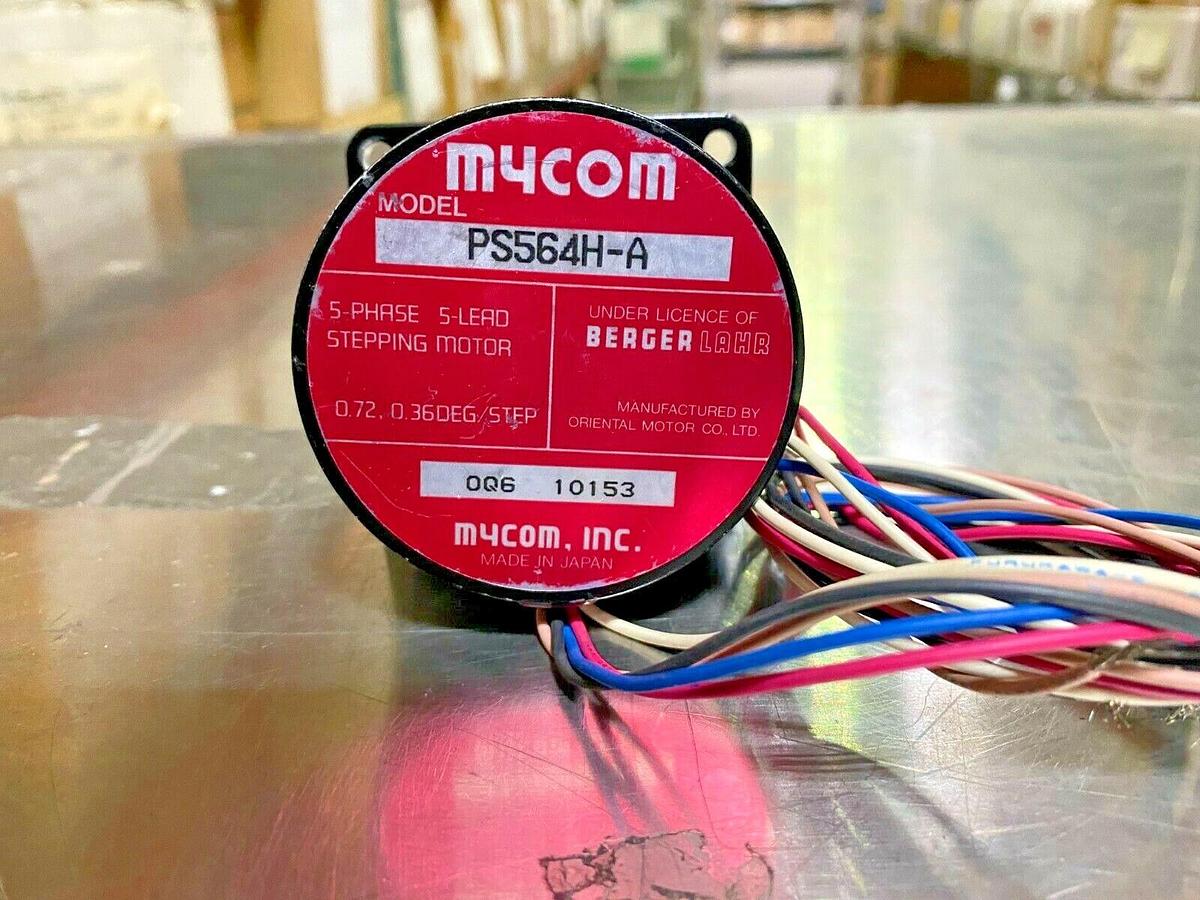 Used Mycom PS564H-A 5-Phase 5-Lead Stepping Motor - Berger Lahr Stepper