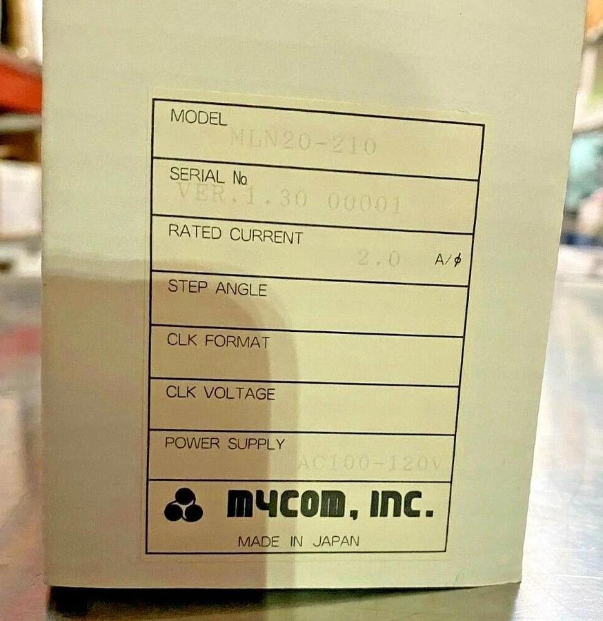 Mycom MLN20 -210 Stepping Motor Driver - Stepper Drive