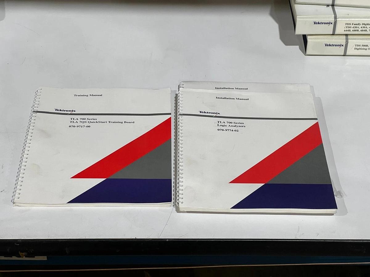 Used Lot of 14 Vintage Tektronix Instruction / User Manuals for Test Equipment - Tek