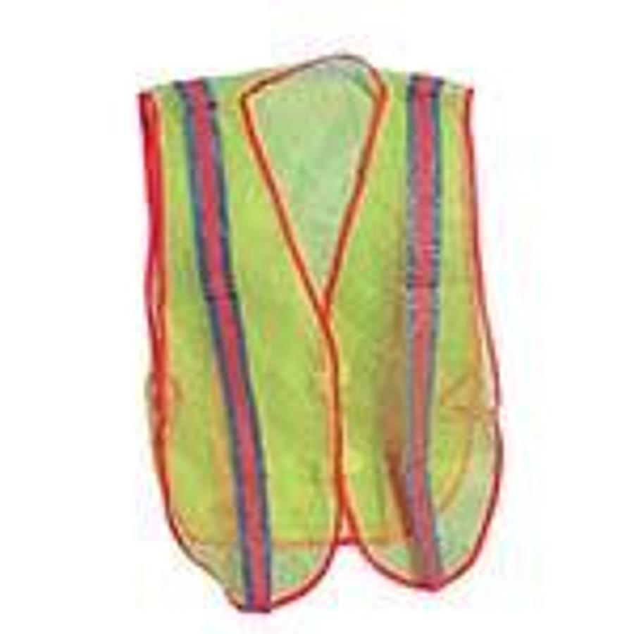 Used Surveyor's Safety Vest; Size=L; (Lime/Yellow) ES7687