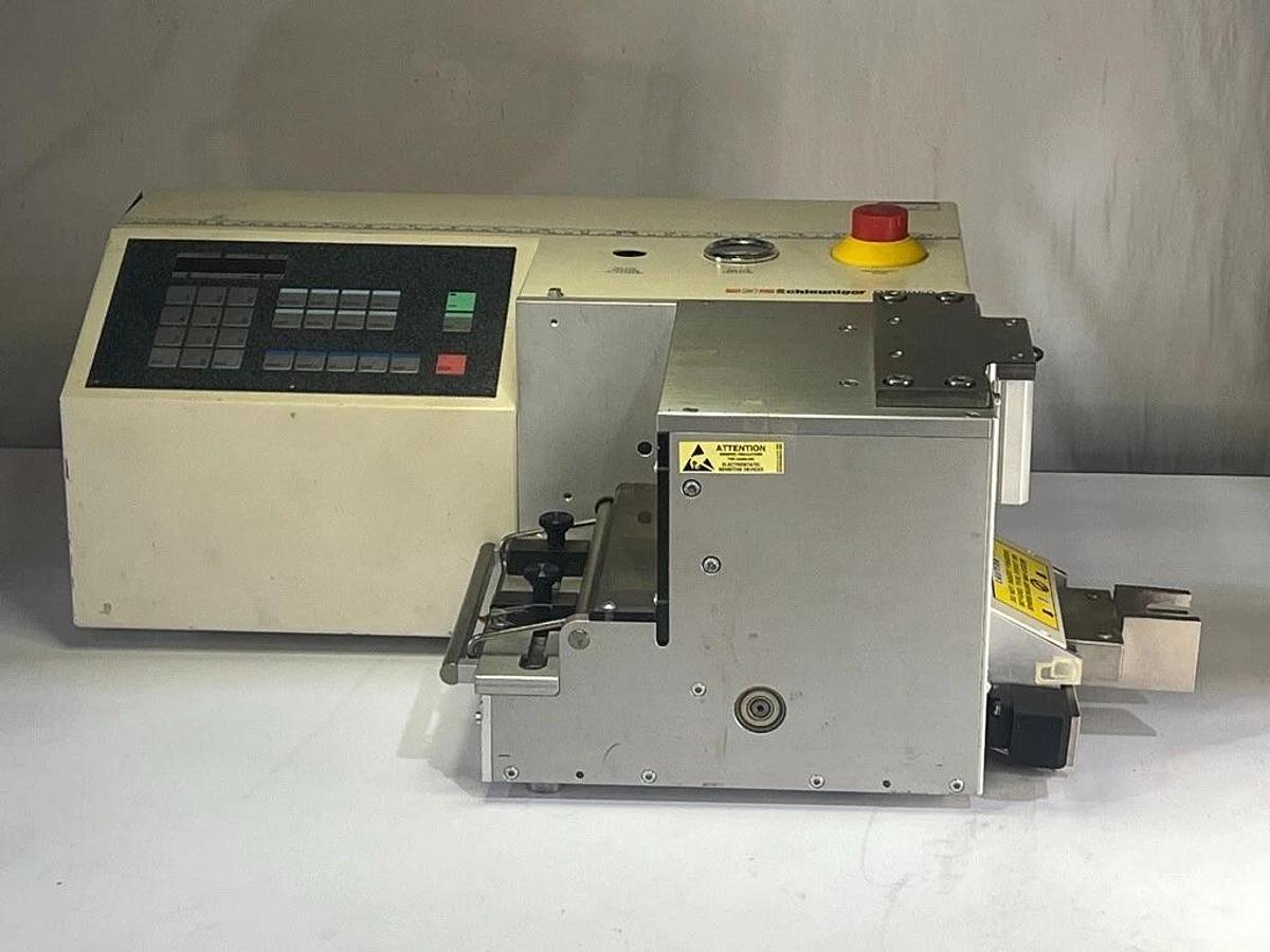 Used Schleuniger OC-3950 OmniCut Automatic Cutting Machine - SOLD AS-IS FOR PARTS