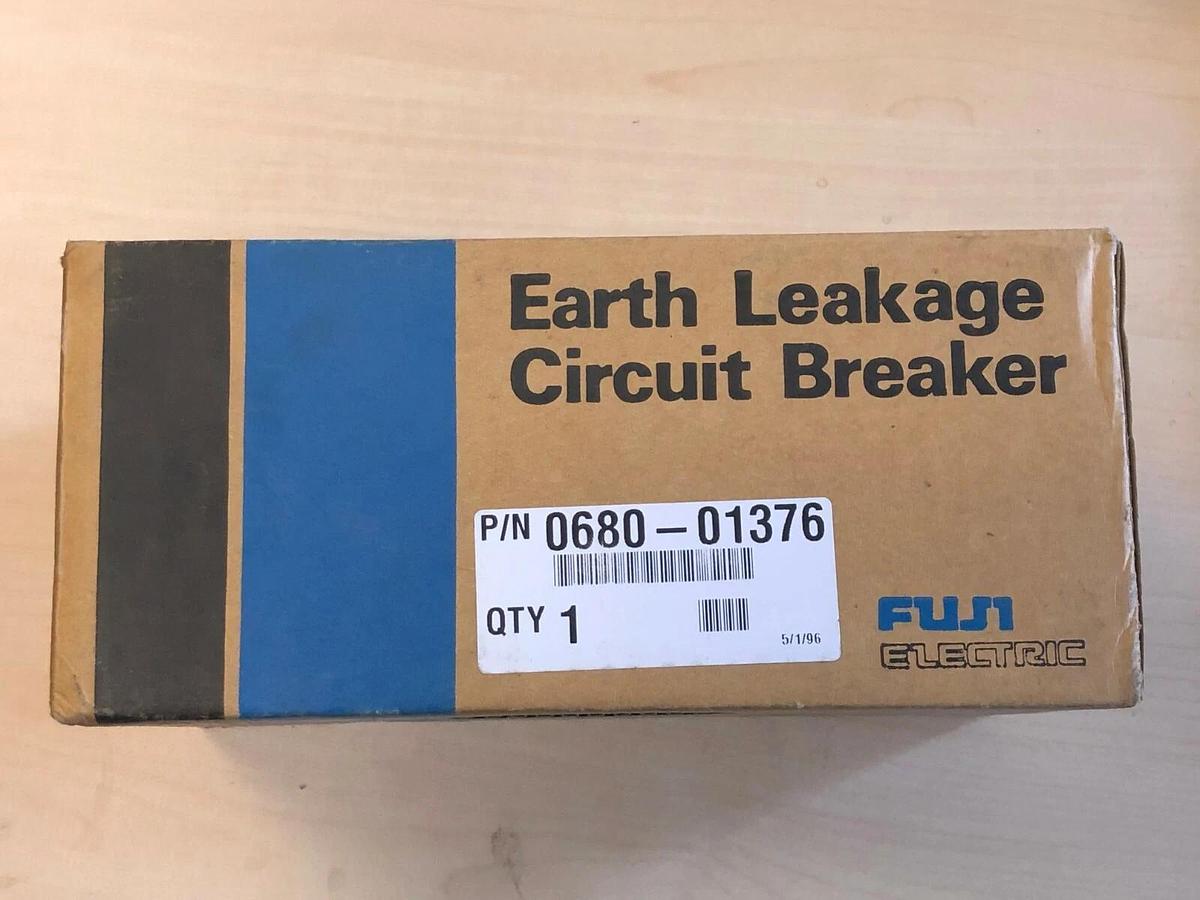 Used Fuji EG104A Earth Leakage Circuit Breaker - P/N 0680-01376 - 415VAC 30A 3PH