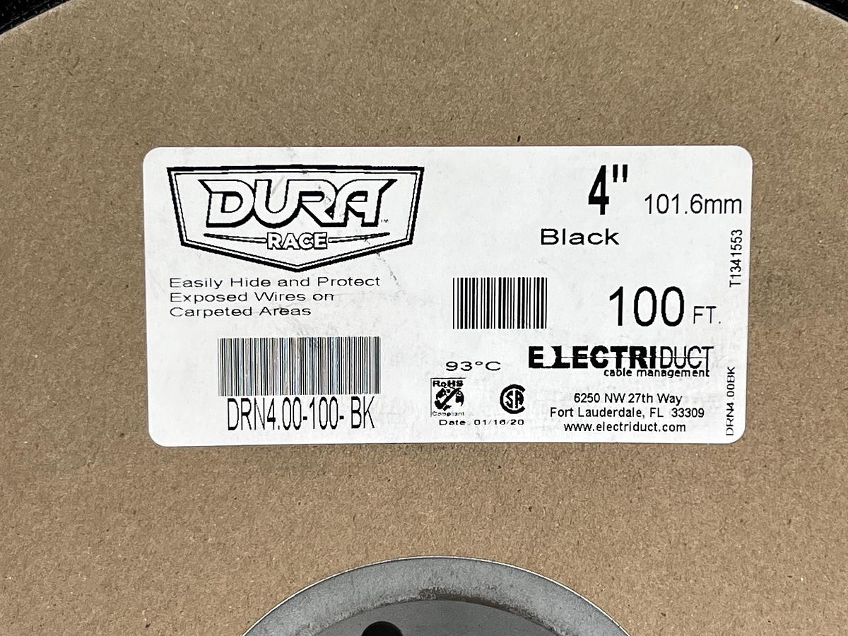 Techflex DRN4.00-100-BK