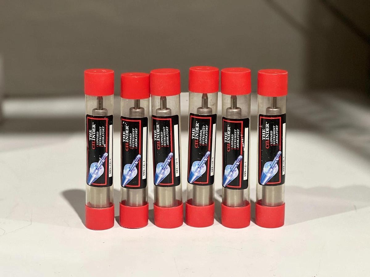 Used Lot of 6 Pieces Clippard Model N93-12-1  - 1" Stroke Pneumatic Cylinder - New