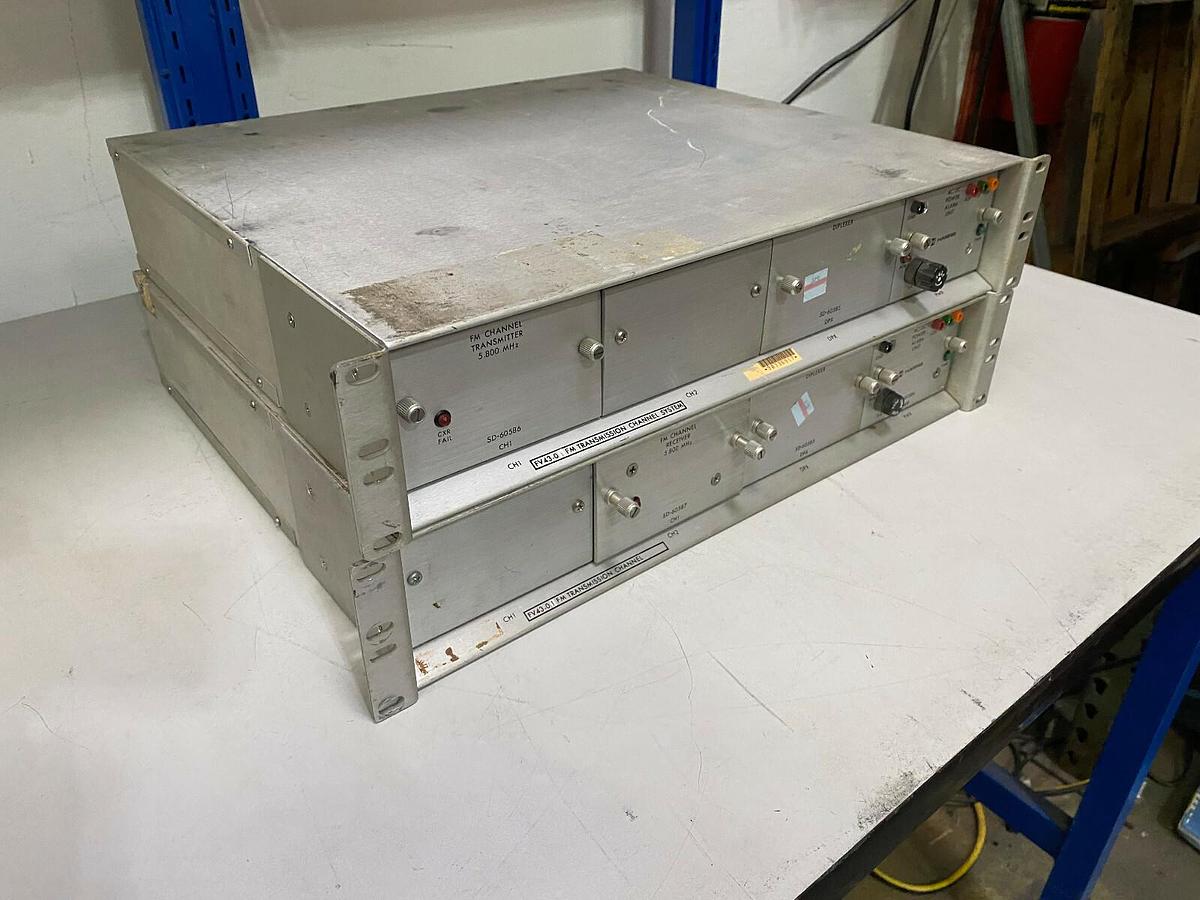 Used LOT OF 2 Harris Farinon FV43-01 FM Transmission Channel System