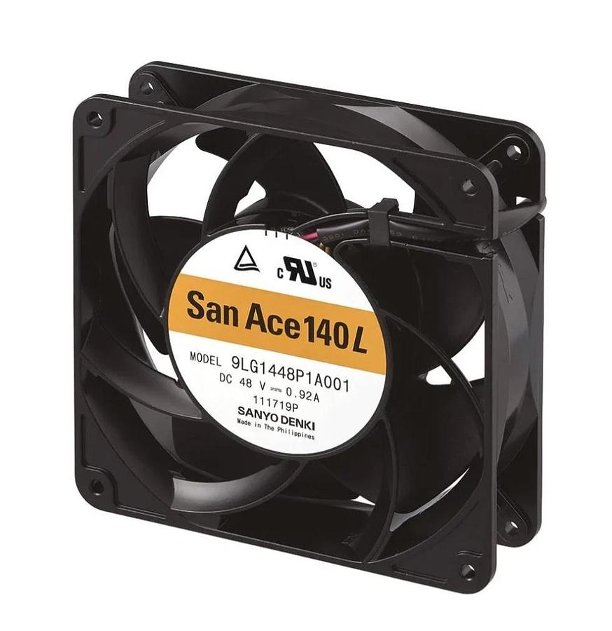 Used Sanyo Denki San Ace 140L Fan Model 9LG1448P1A001 DC 48V 0.92A 140 mm x 38 mm