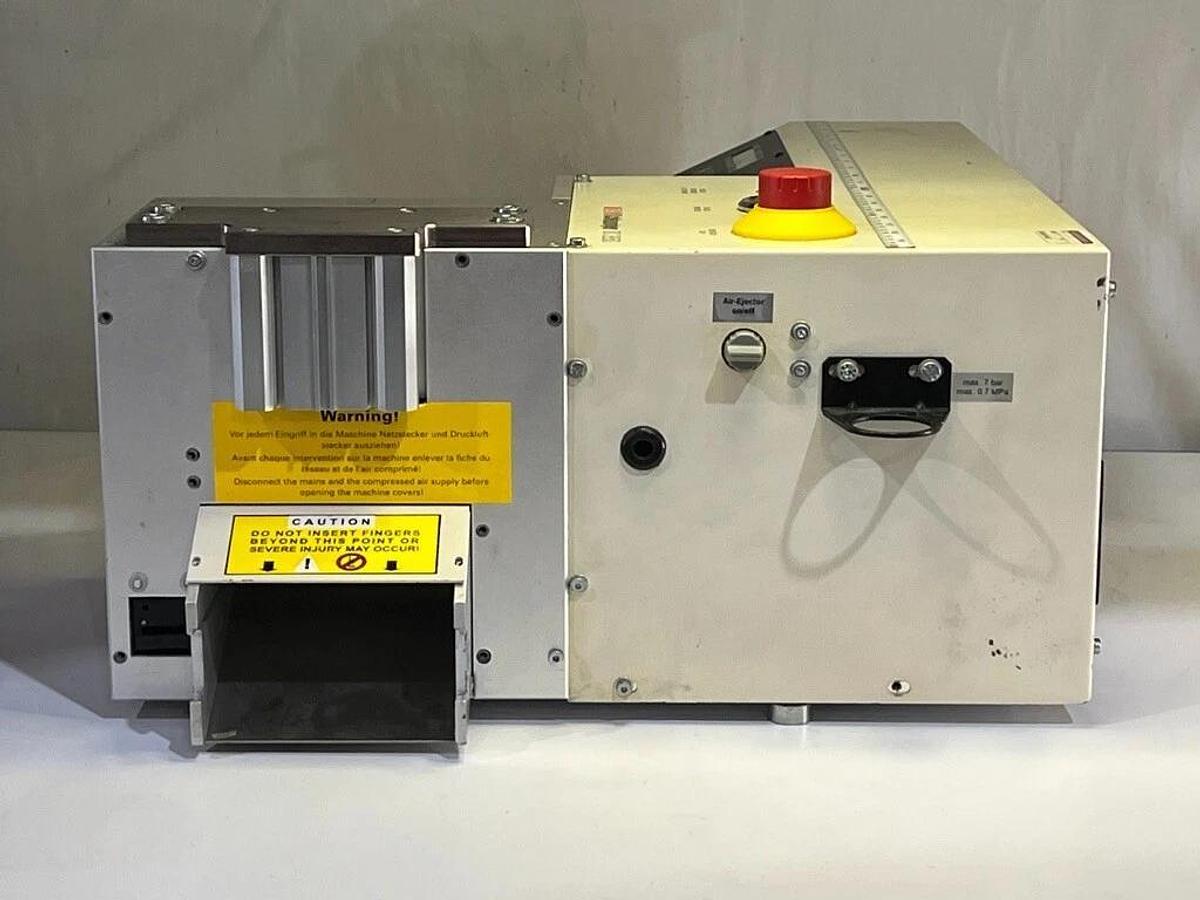 Used Schleuniger OC-3950 OmniCut Automatic Cutting Machine - SOLD AS-IS FOR PARTS