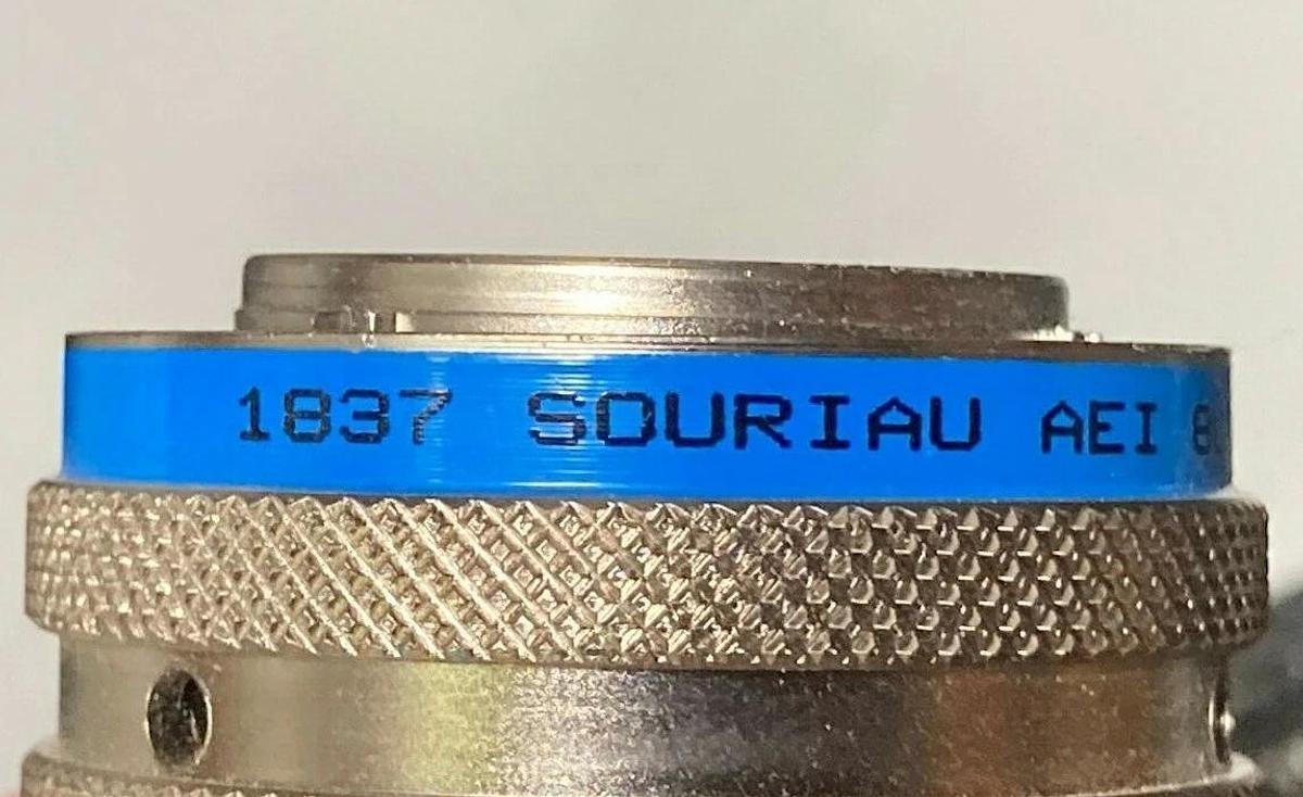 Used Amphenol Souriau 8LT5-19F18PN M-M Cable Assembly - 8LT519F18PN Male Assemblies