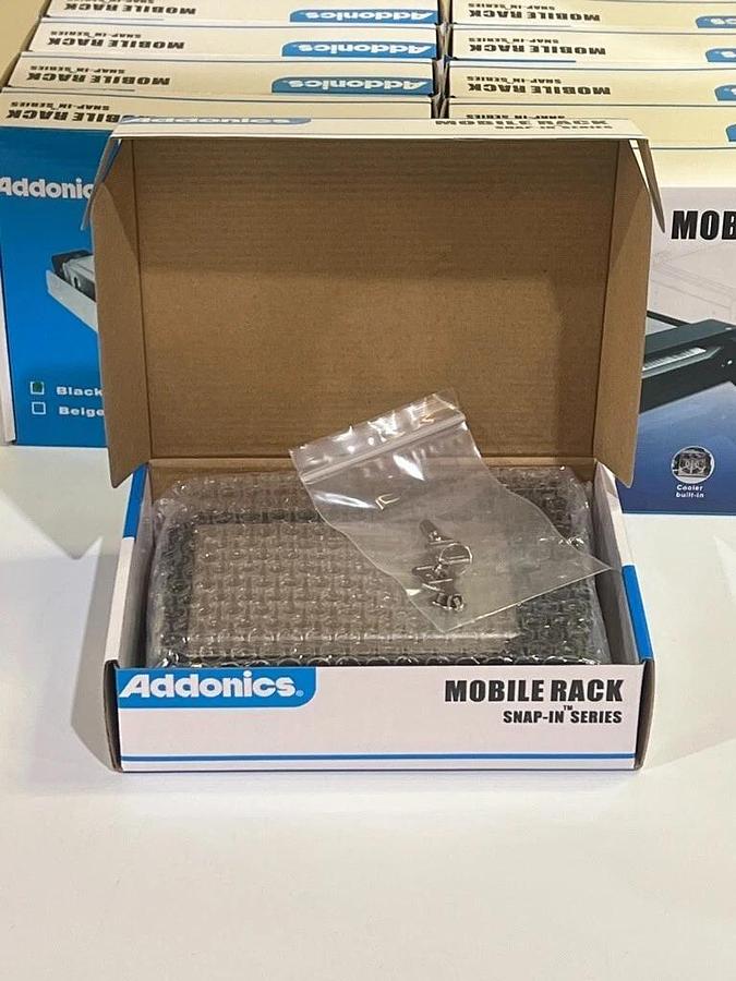 Used LOT OF 10 Addonics AESNAPMRSA 3.5" SATA HDD Mobile Rack Snap-In Fits 5.25" Bay