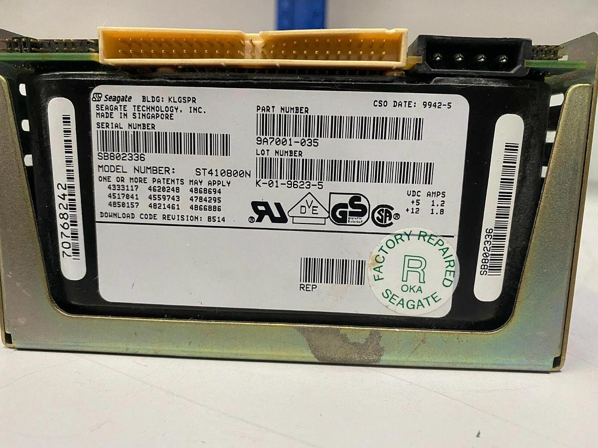 Used Segate 9A7001-035 5.25" Full Height SCSI Hard Drive HDD- 5 1/4