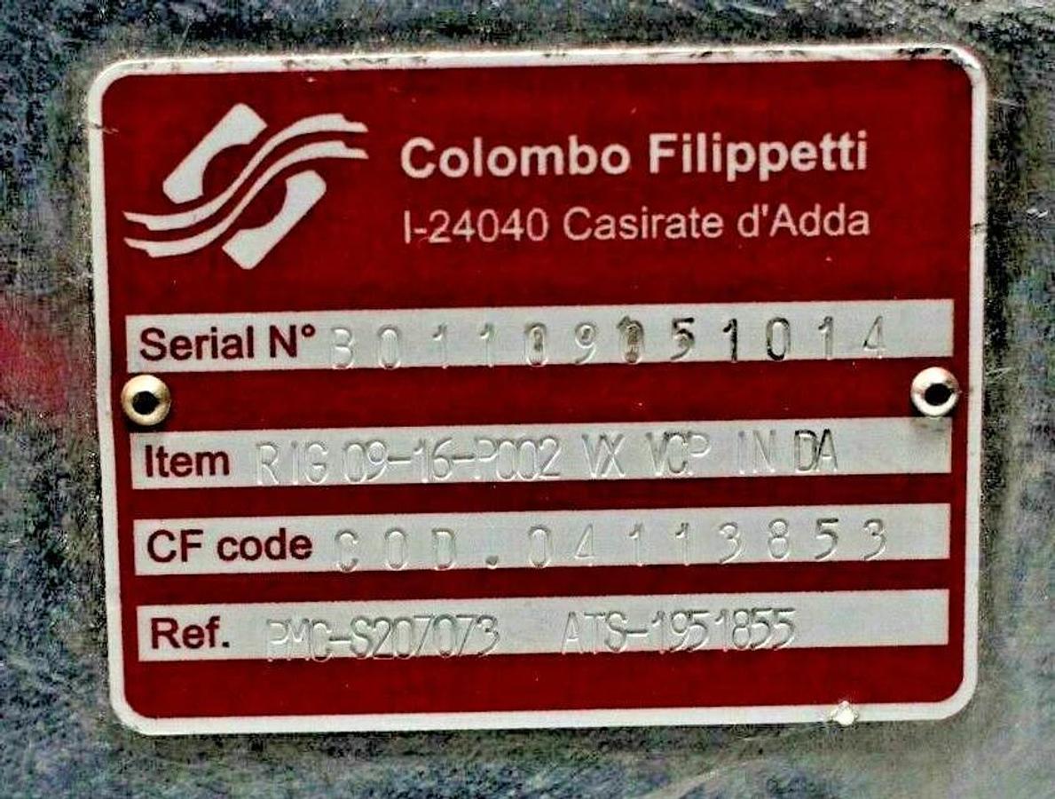 Used Colombo Filippetti I-24040 Rigidial Rotary Index Table w/ Flange RIG 09-16-P002