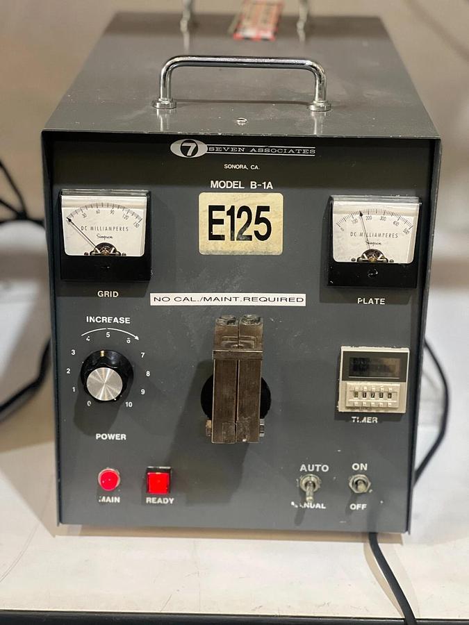Used 7 Seven Associates Model B-1A Induction Heater Semi-Rigid Tooling Coax Soldering