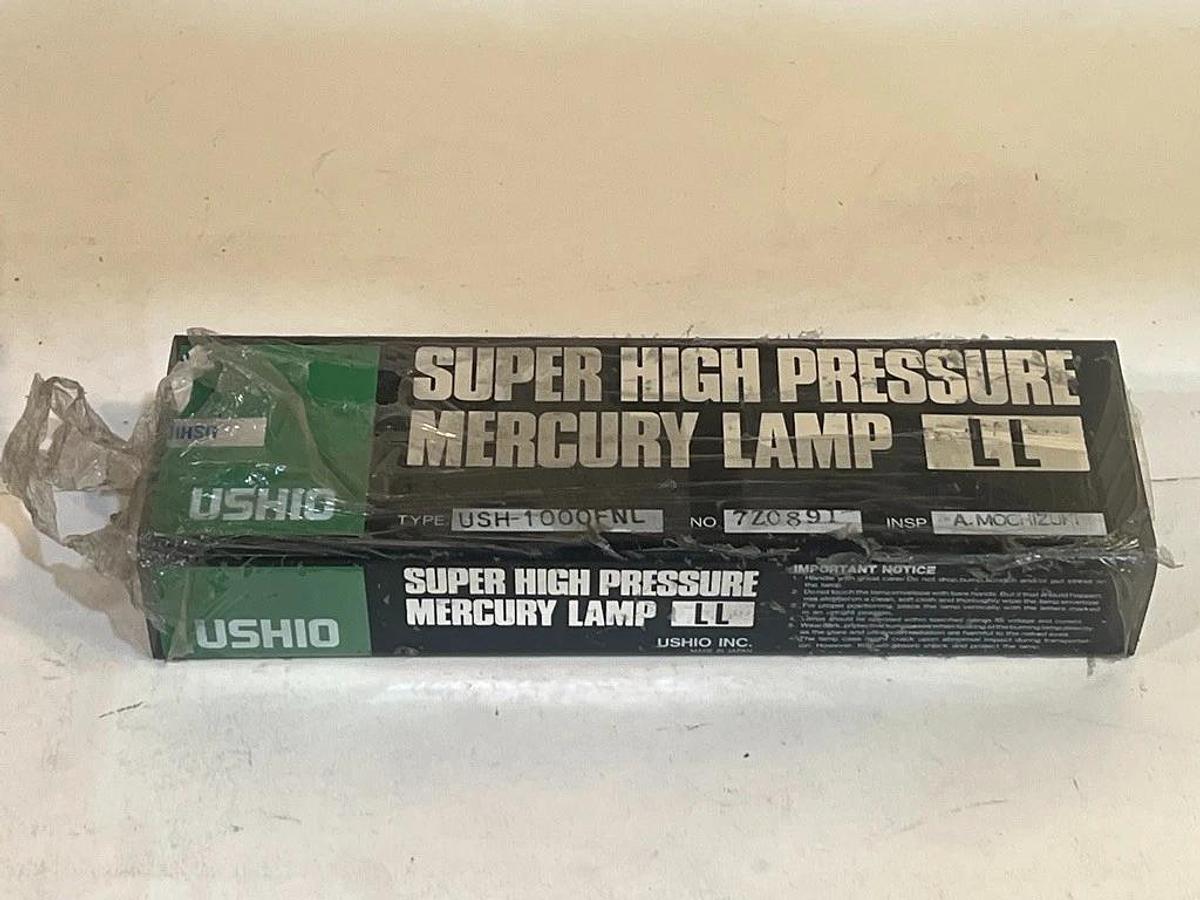 Used 25 Ushio Super High Pressure Mercury Lamps USH-500FU, USH-1000FNL, & USH-1002FNI