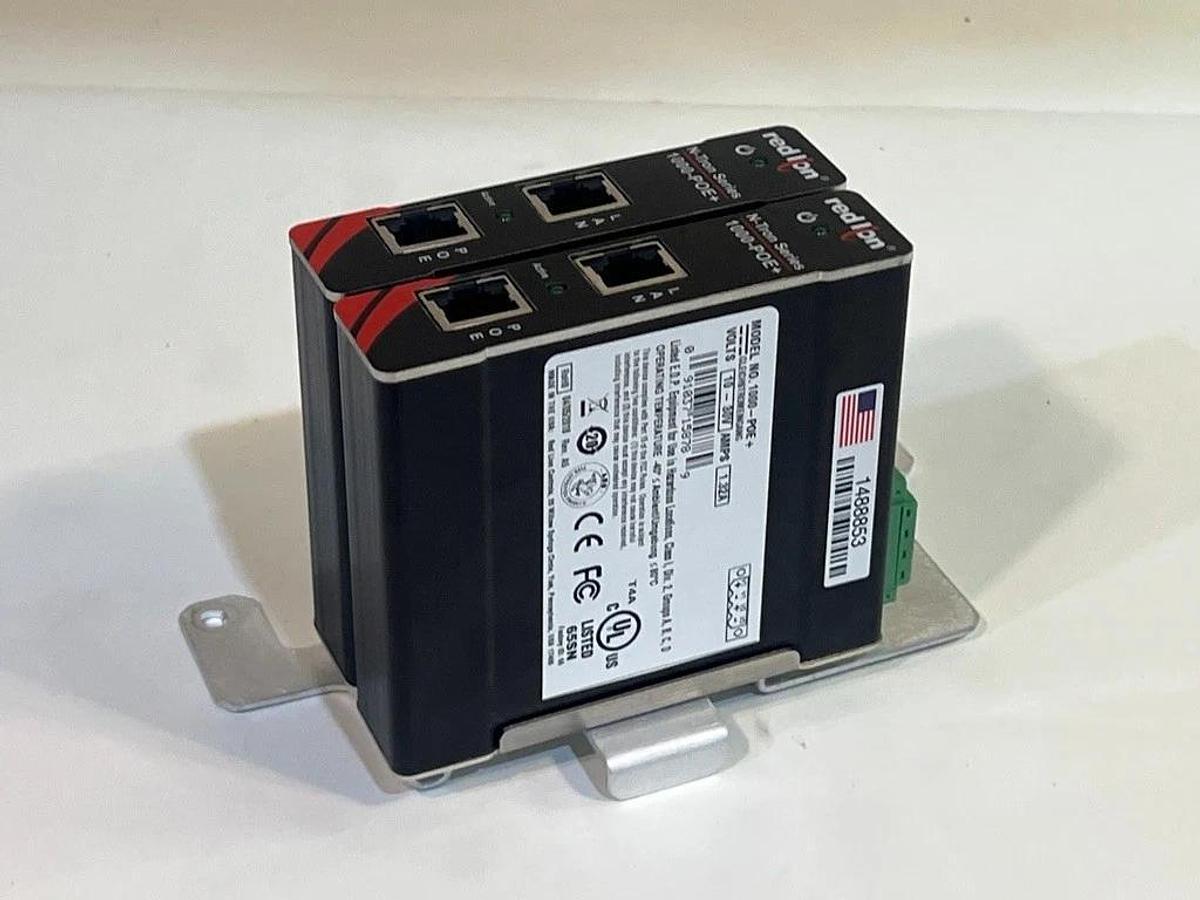 Used 2 Pieces Red Lion N-Tron Series 1000-POE+ Power Injector