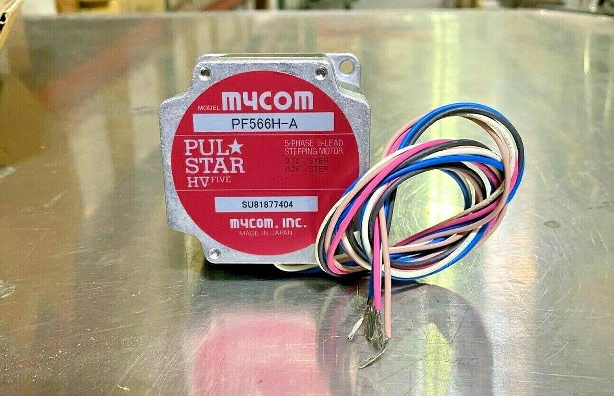 Mycom PF566H-A PUL Star HV Five 5-Phase 5-Lead Stepping Motor - Stepper