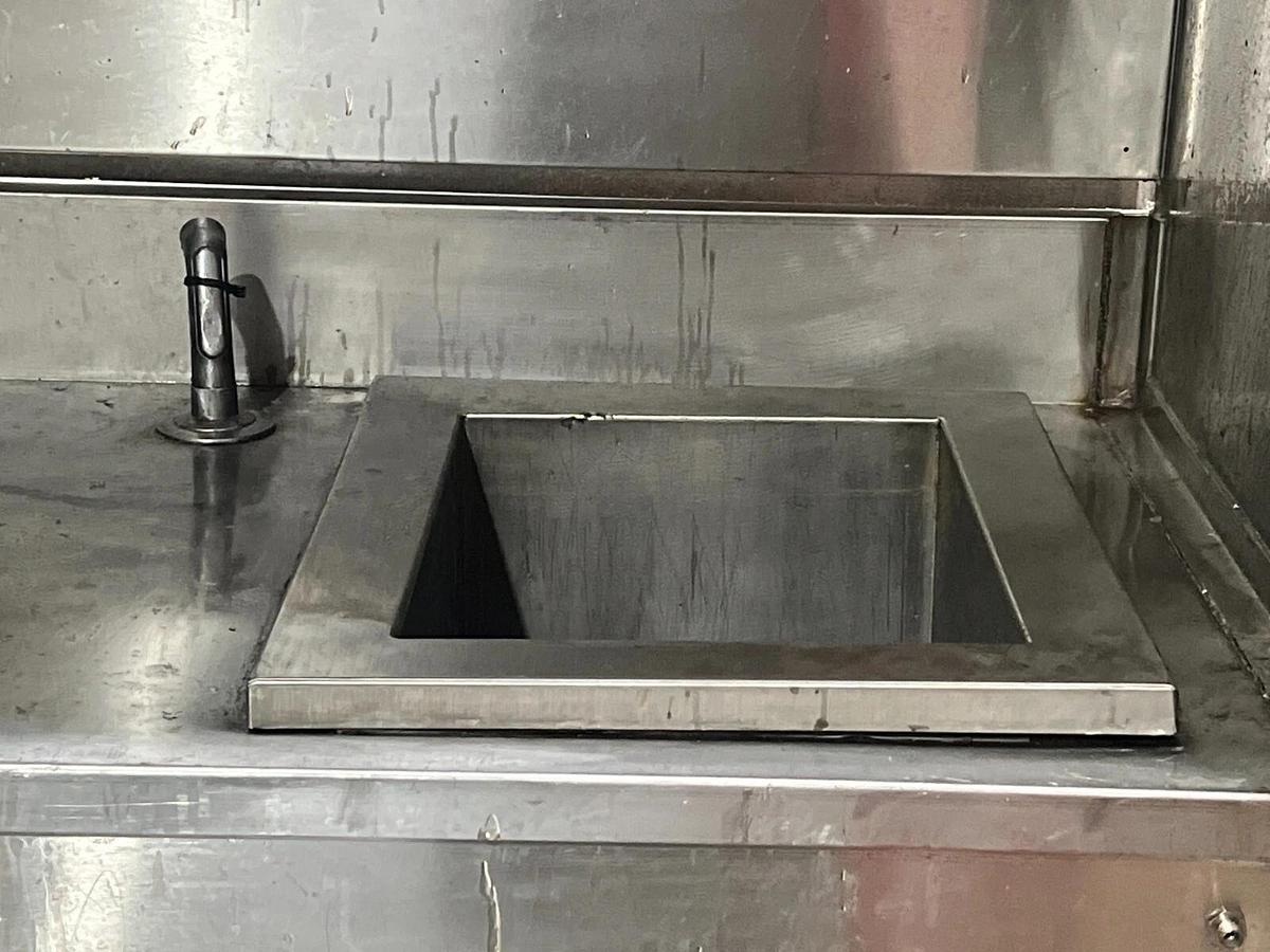 Used Solvent Fume Hood Delta Sonics Blackstone Ultrasonics Console Cleaning Tank Sink