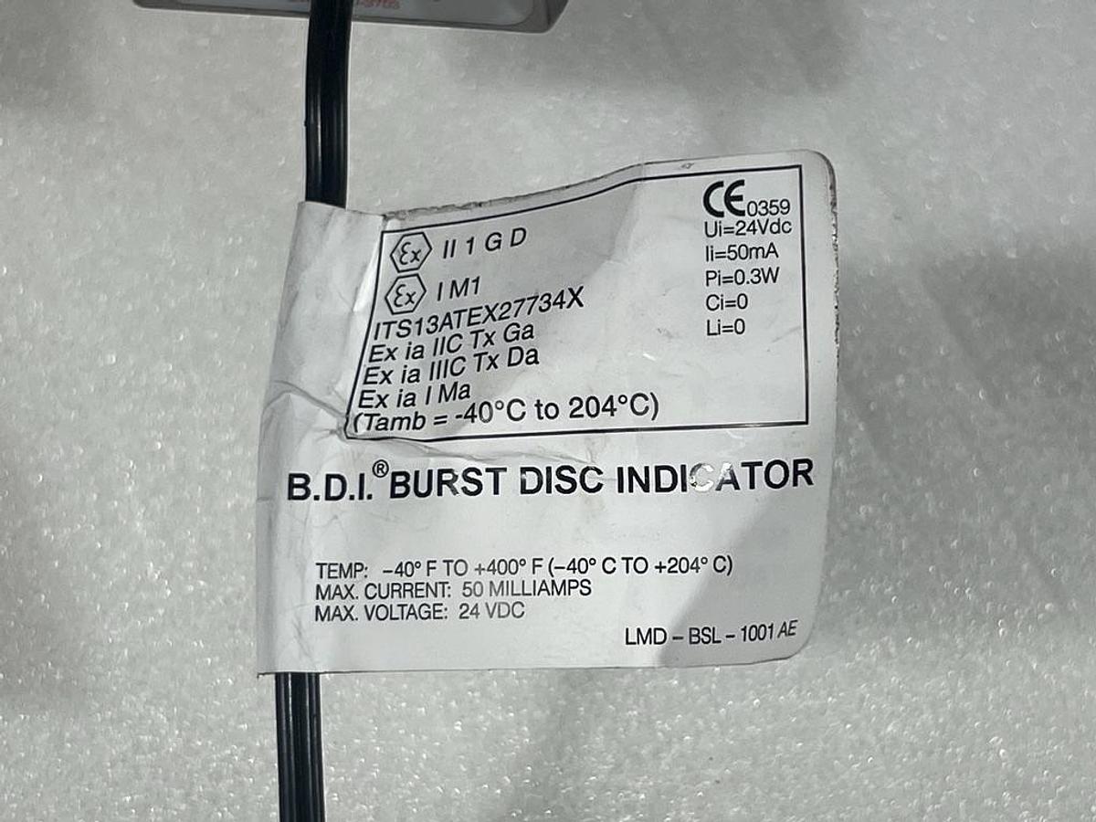 Used Continental Disc Corporation 8340025A