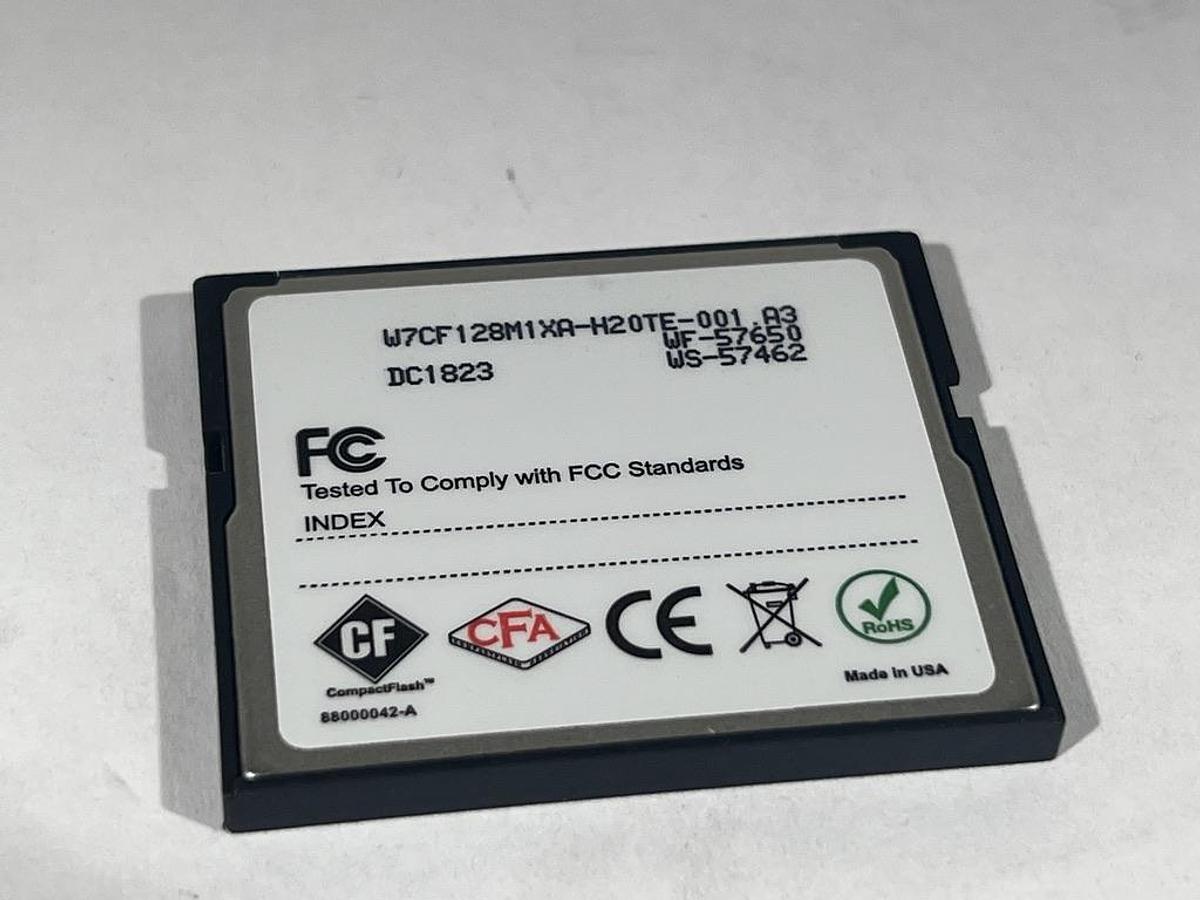 2018 Wintec W7CF128M1XA-H20TE-001.A3