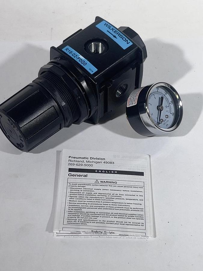 Lot of 2 Pieces: Wilkerson R18-02-F0G0 Filter / Regulator