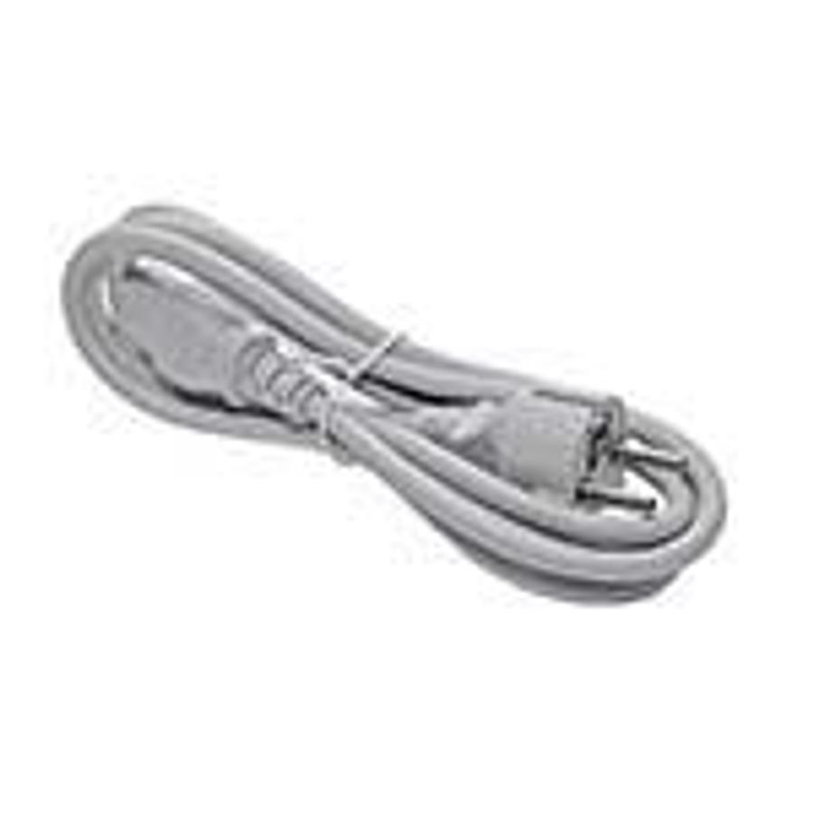 Used European Power Cord 260VAC 16A PC13-PTEF connector 6' (Light Gray) ES7505