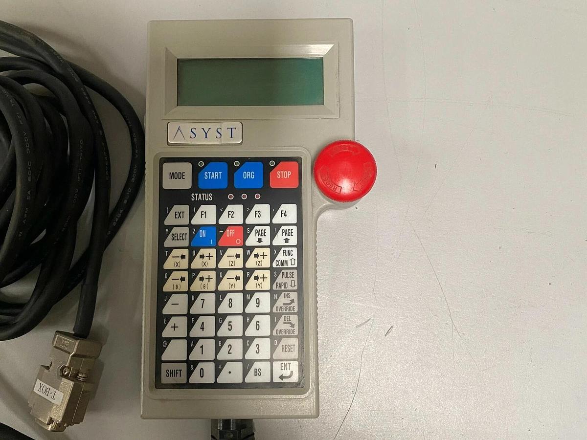 Used Asyst Japan SB-700 Pendant Control - Teach Pendant - Missing Side Button