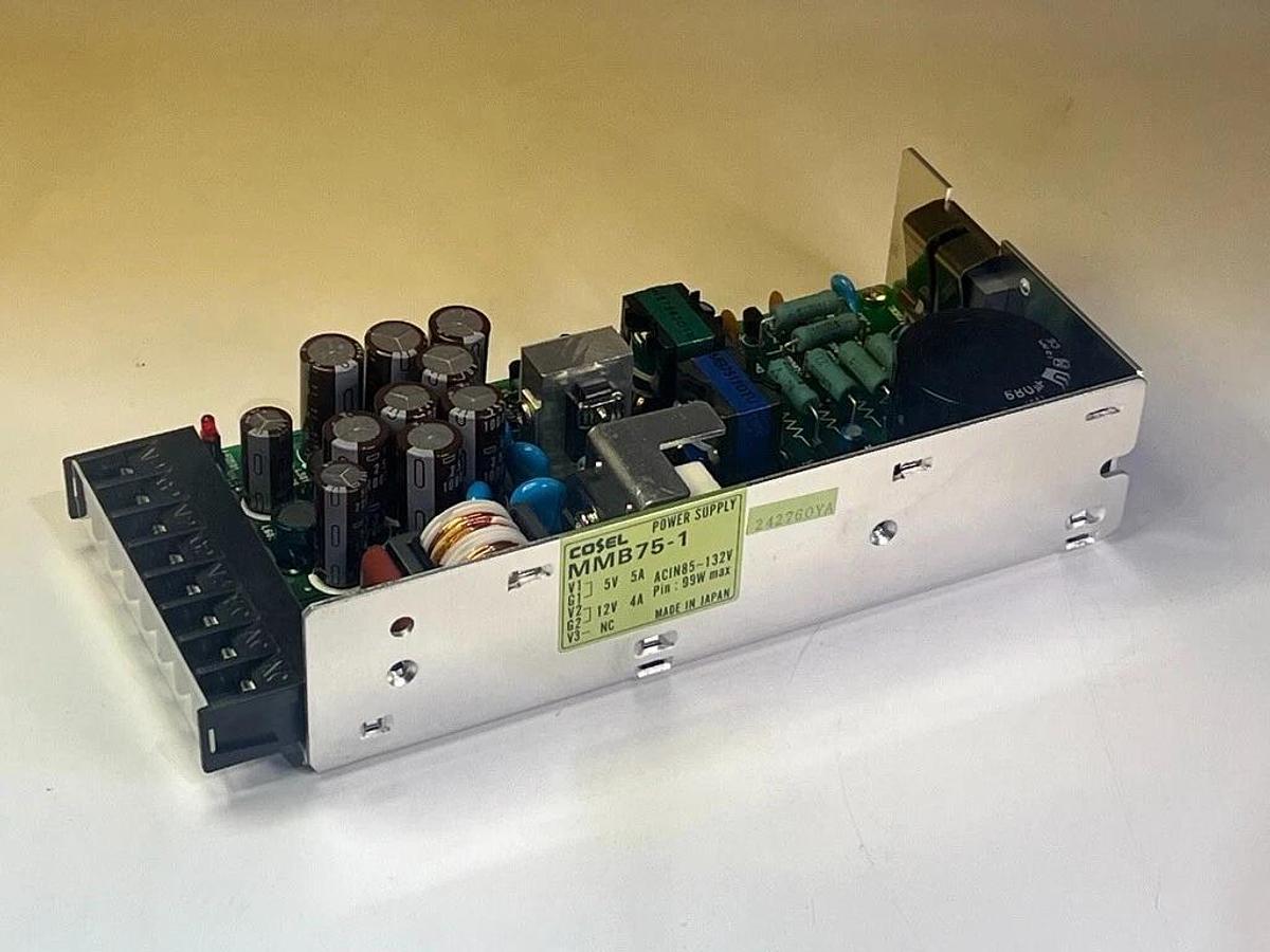 Used Case of 15 Cosel MMB75-1 Power Supply 5V 5A & 12V 4A, 75 Watt DC Output 115V In
