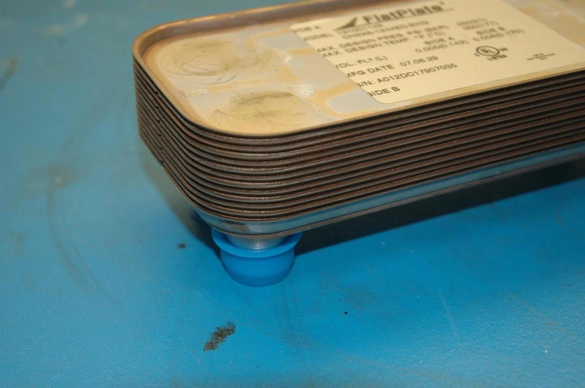 Used FlatPlate Flat Plate GEA heat exchanger brazed copper chiller CH3X8-12 MED/ENG