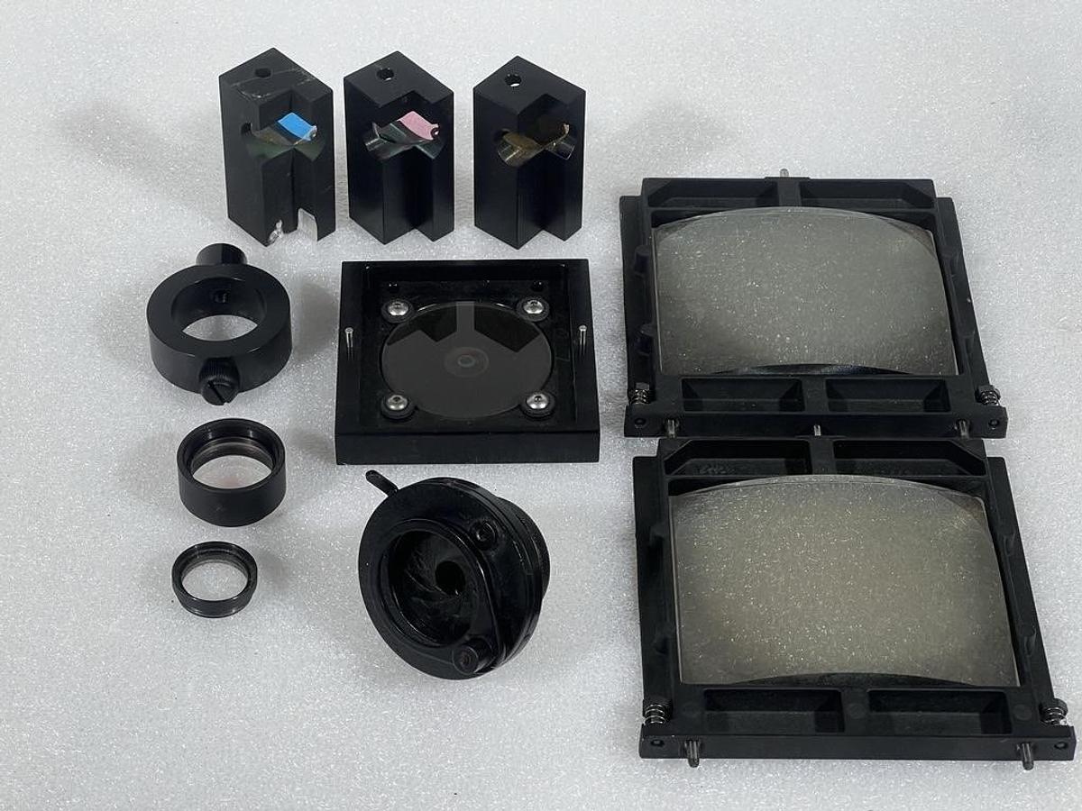 Lot of Black Anodized Hardware Optics Photonics 