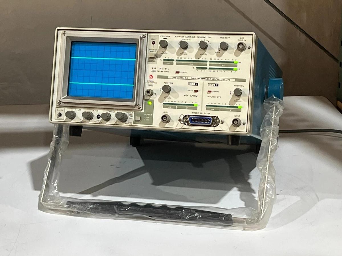 Used Kikusui COS5030A-PG 35M Hz Dual-Channel Programmable Oscilloscope Needs CU01-COS