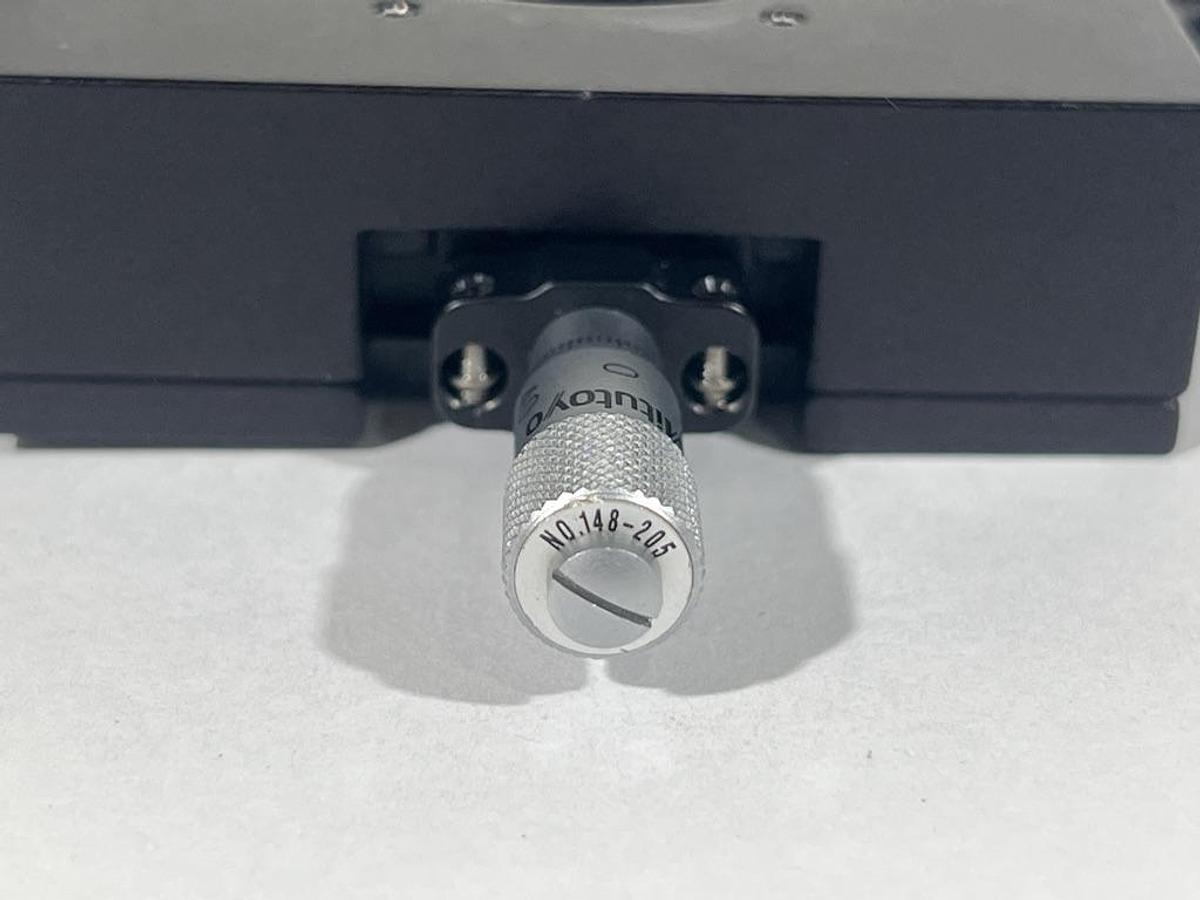 Used Y Translator with MItutoyo 148-205 Micrometer Drives - Optic Mount