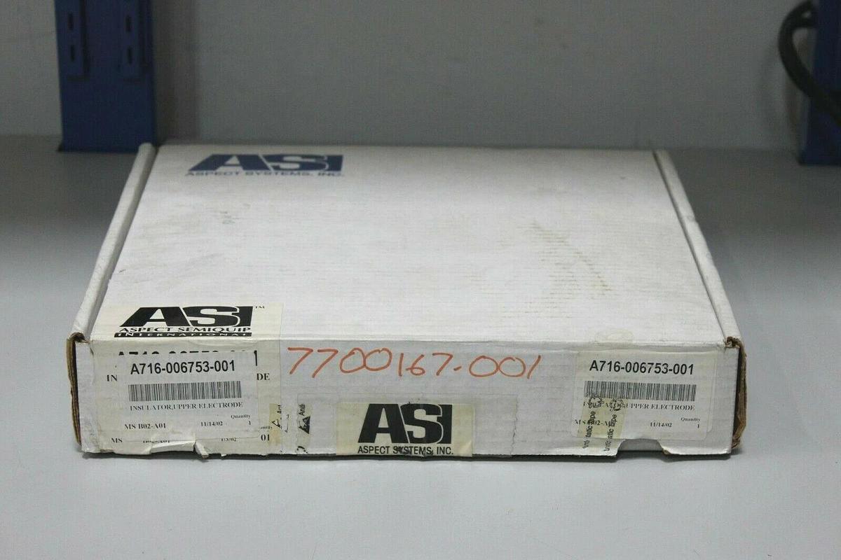 Lam Research / ASI Aspect SemiQuip - A 716-006753-001 Upper Electrode Insulator