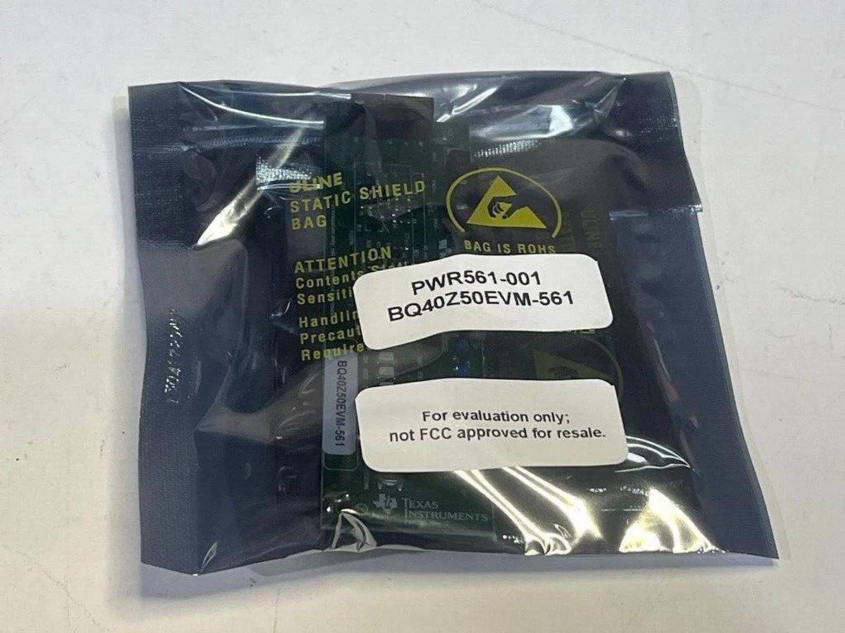 Used Texas Instruments BQ40Z50EVM-561 Evaluation Board for BQ40Z50
