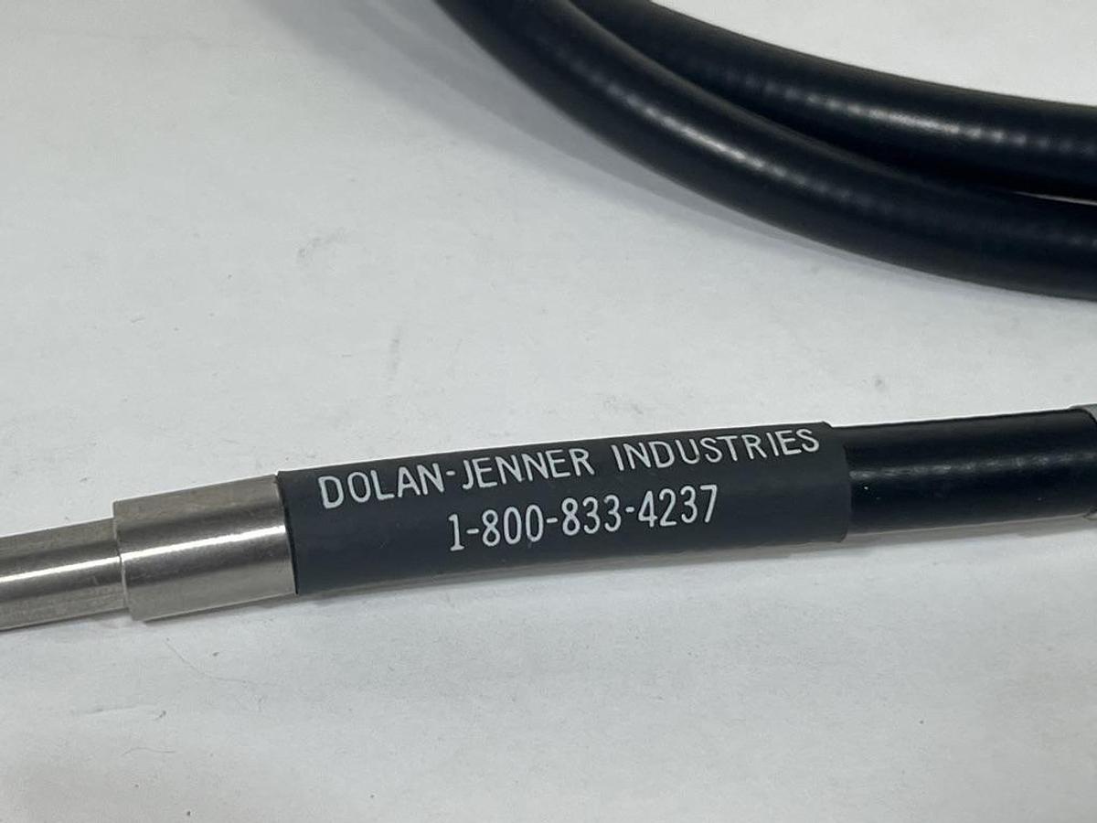 Used Dolan-Jenner EE448 002122014048 PVC Monocoil 1/4" Dual Fiber Optic Cable 48"