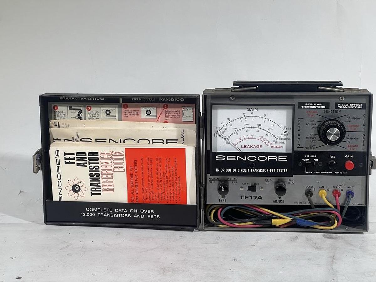Used Sencore TF17A In Or Out Of Circuit Transistor / FET Tester