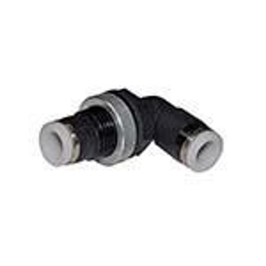 Used Push-in fitting 5/16" Tube Bulkhead union Elbow Metric ES6347