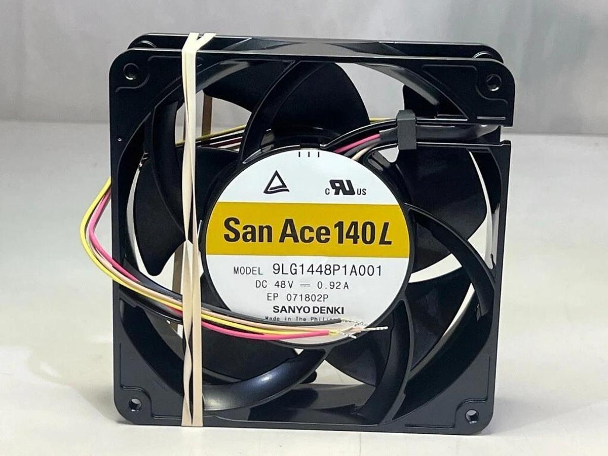 Used Sanyo Denki San Ace 140L Fan Model 9LG1448P1A001 DC 48V 0.92A 140 mm x 38 mm