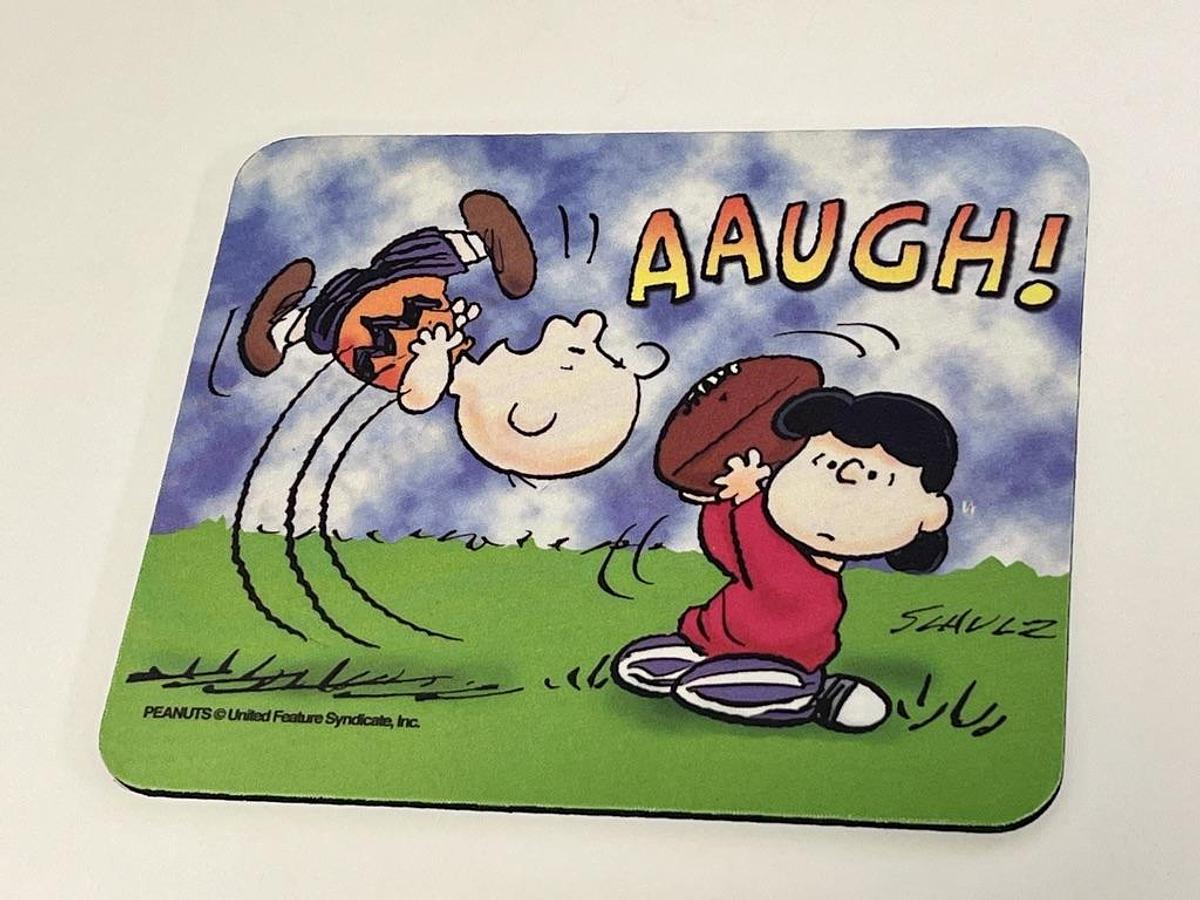 Peanuts Mouse Pad: Charlie Brown "AAUGH!" 9 In x 8 In