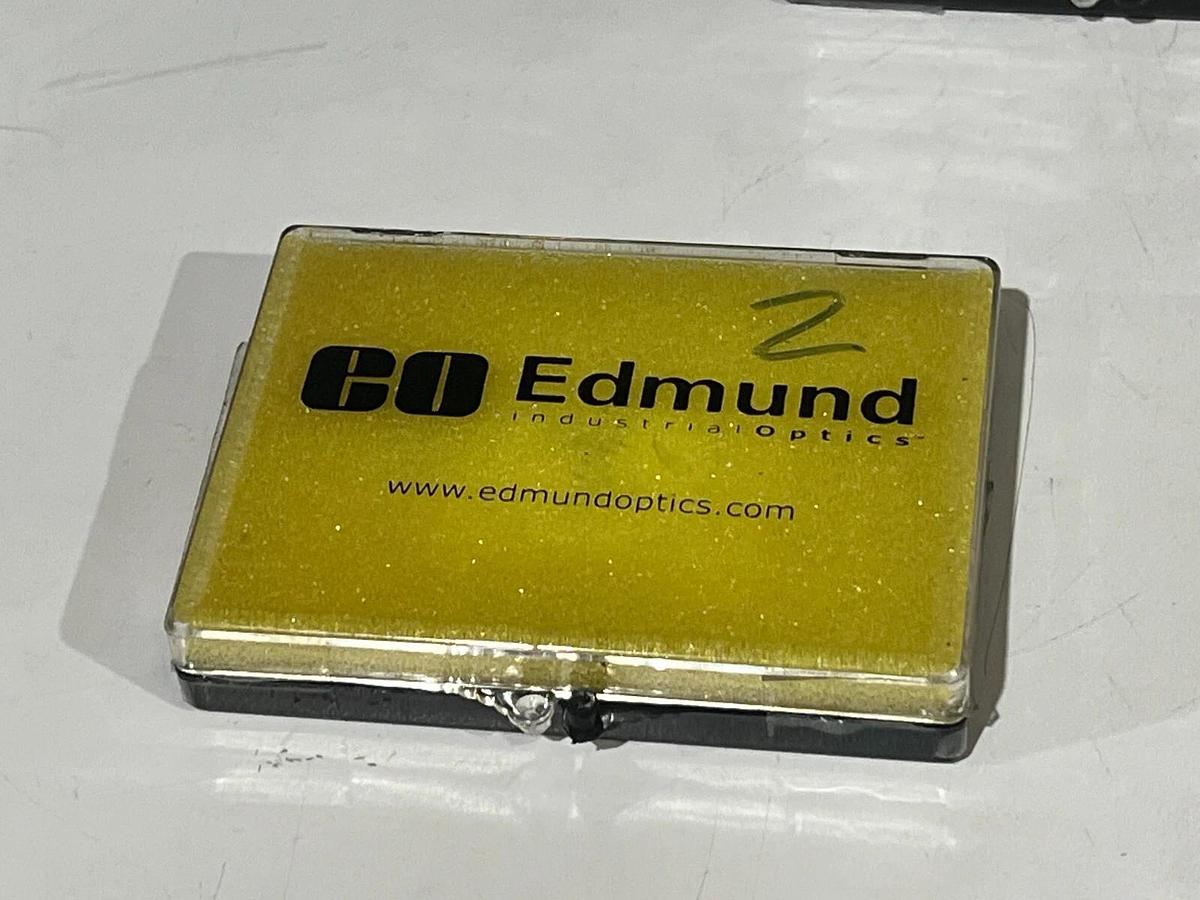 Used Edmund Optics #47-038 25mm Bandpass Filter 850nm CWL 10nm FWHM  5.5mm Thickness